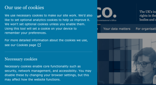 Excellent ICO cookie consent plugin for all websites