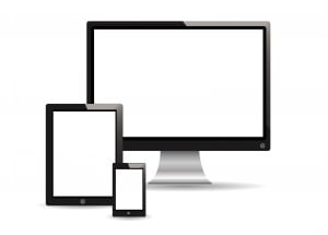 computer monitor tablet and mobile