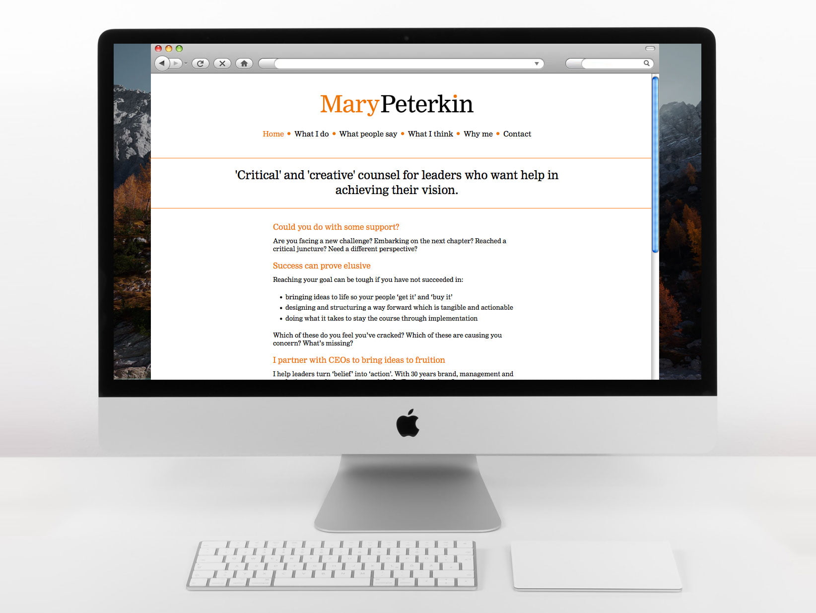 Mary Peterkin Web Design Poole