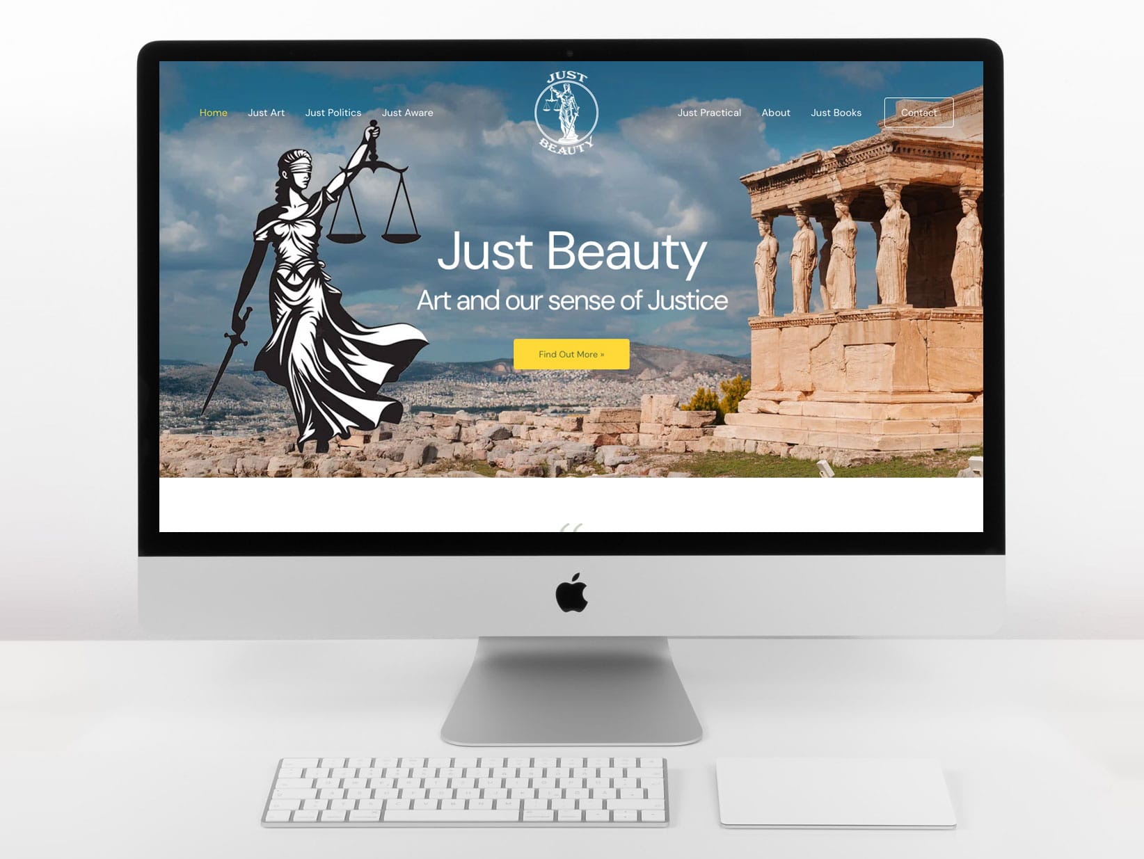 Web Design Poole Just Beauty Portal Home Page Small